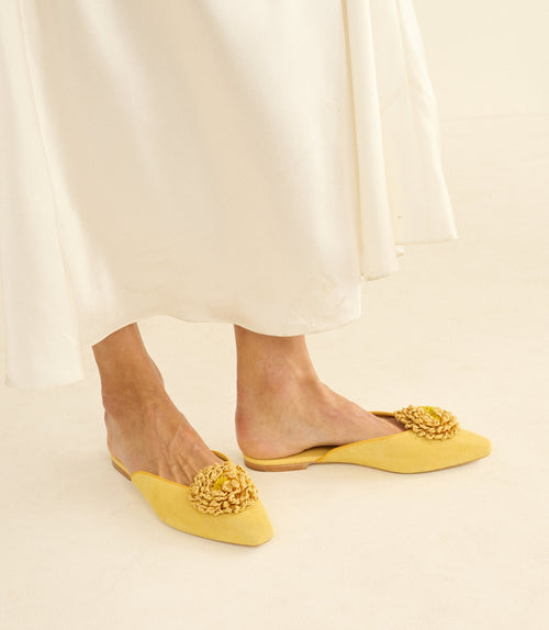 ADAIR SLIDE -- CANTALOUPE SUEDE