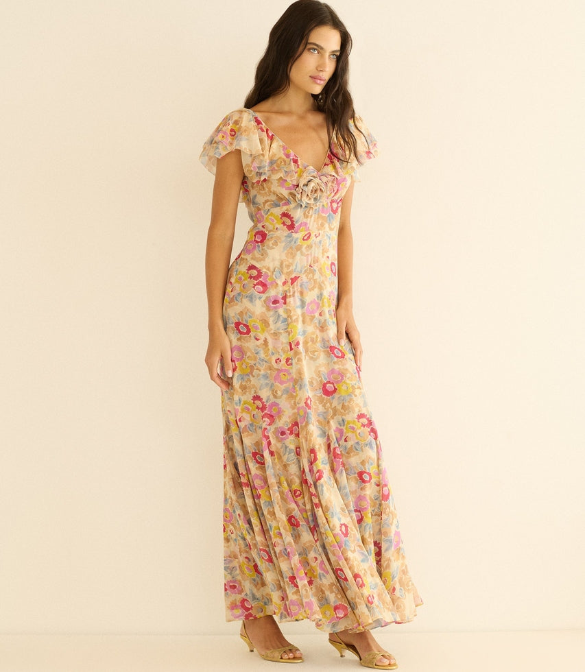 AMÉRELLE DRESS -- JARDIN DE CAMELIAS
