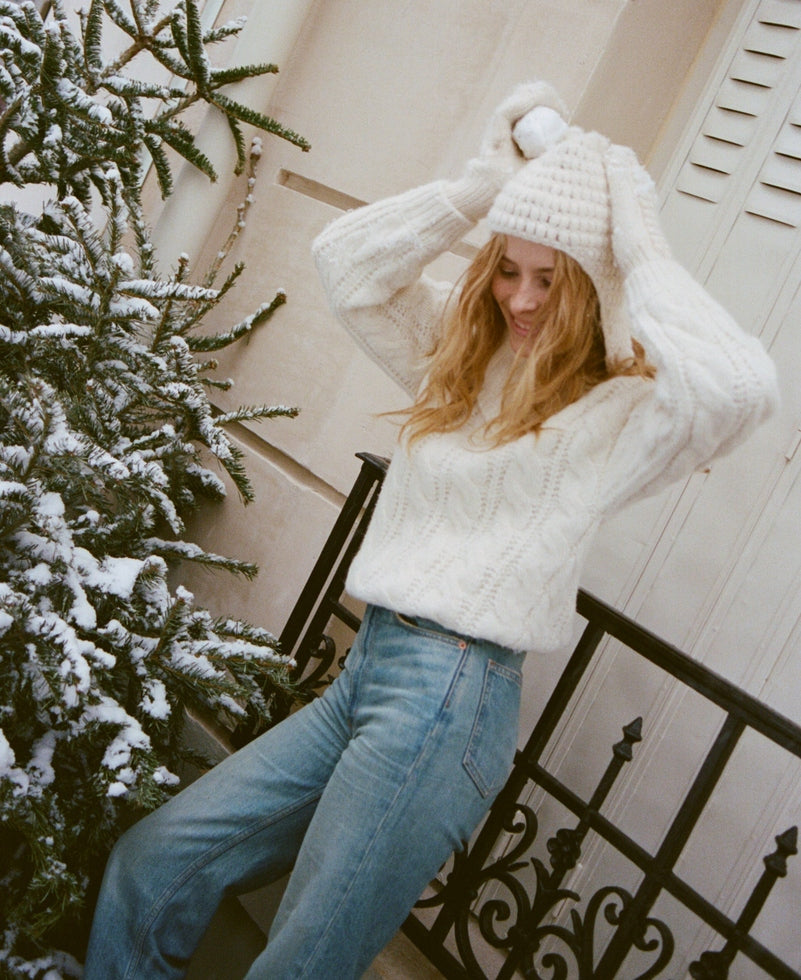 DENEIGE HAT -- IVORY