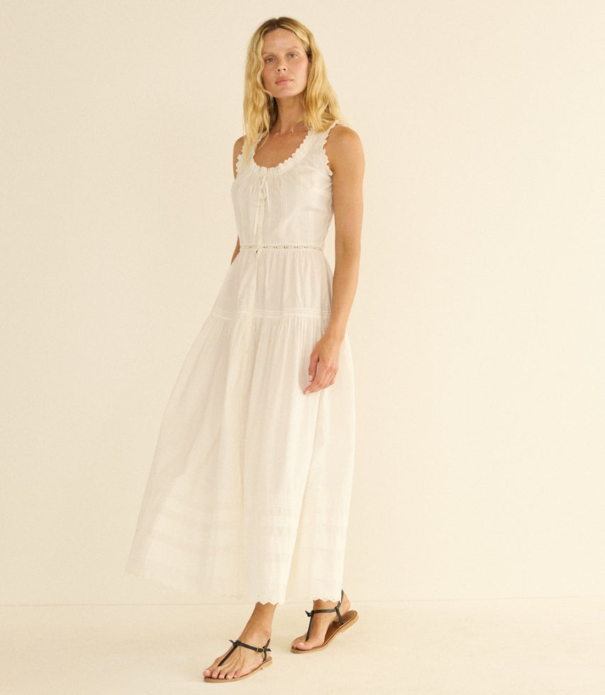 HORTENSE DRESS -- SALT