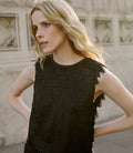 SOIRÉE TUNIC TOP -- BLACK