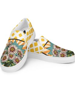 Women’s Yellow Daisy Slip On DI49