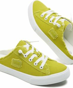 Apple Green Canvas Slip-On DI60