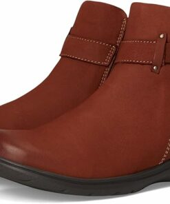 British Tan Leather Ankle Boots DI81