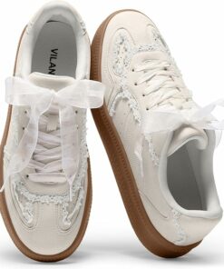Casual Lace Detail Fashion Sneakers DI97