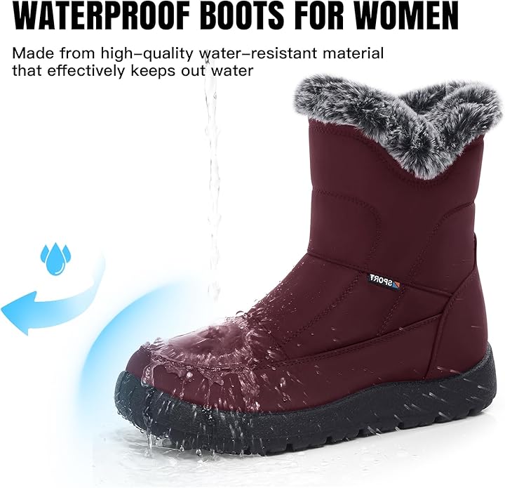 Comfortable Warm Women Snow Boot DI76 - Image 2