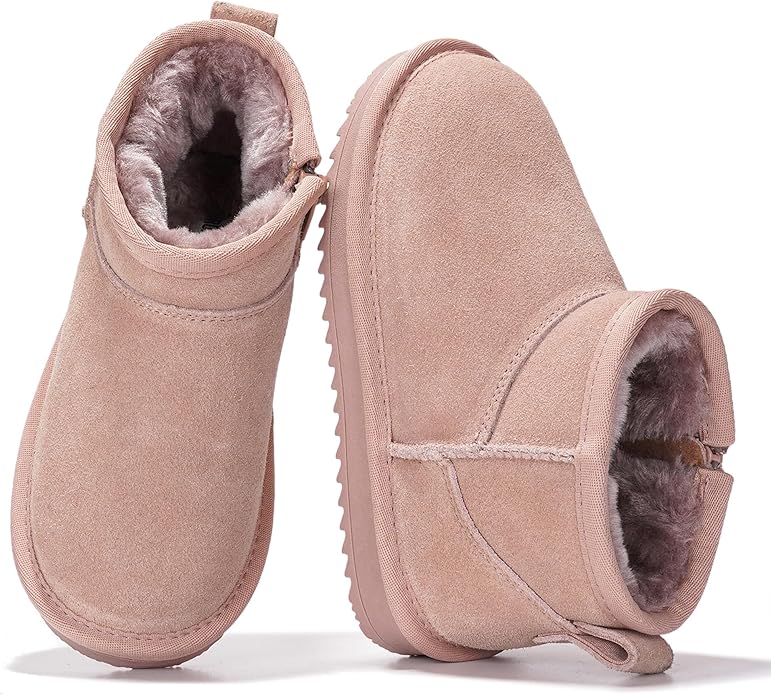 Cozy Pink Girls Boots DI66