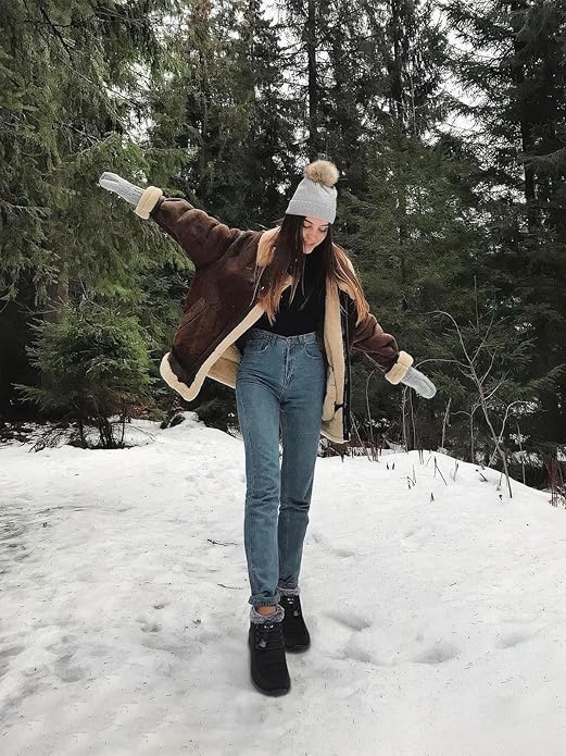 Fur Lined Warm Ankle Boots DI72 - Image 2