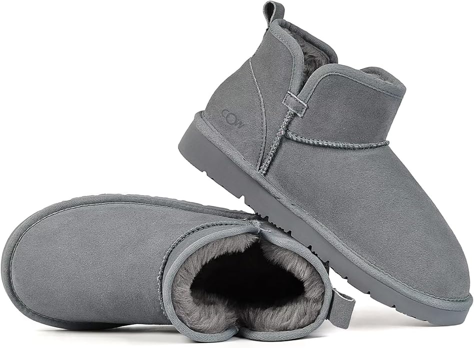 Winter Ankle Genuine Suede Boots DI87