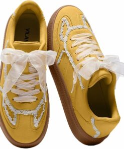 Women's Lace Detail Fashion Sneakers DI99